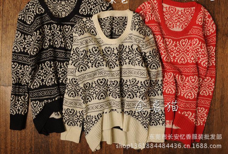 秋冬长袖女式毛衣批发 库存毛衣甩卖 服装代理 网店代理代发货