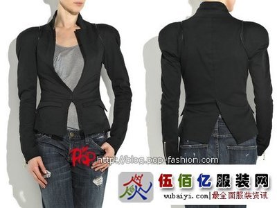 Preen圆形肩膀小西装 优雅与个性的时尚融合